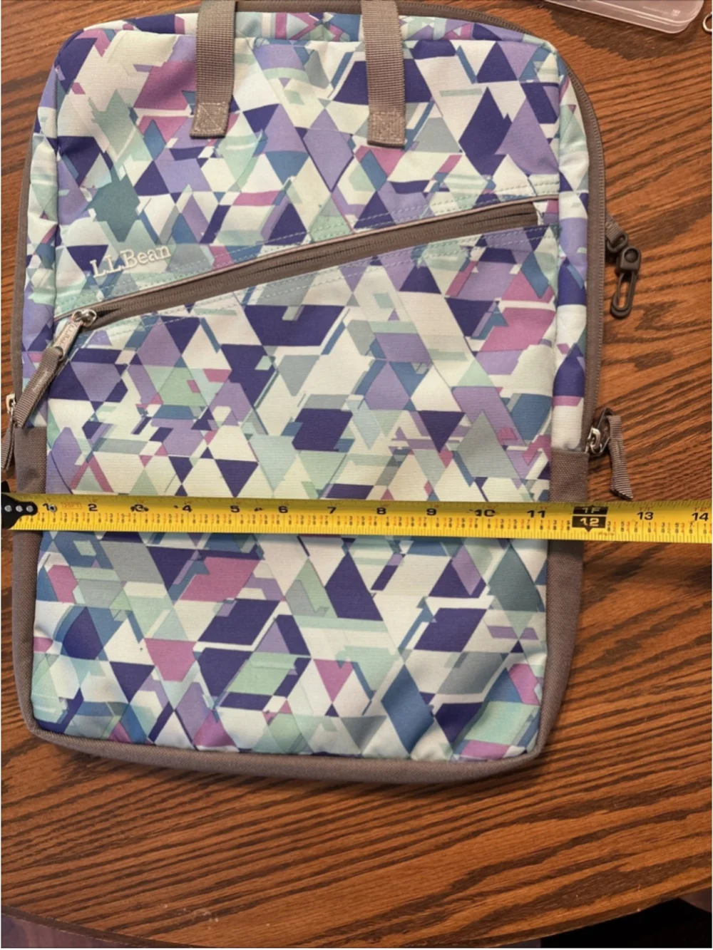 LL Bean Computer Carry Bag #302437 W Outside Pocket